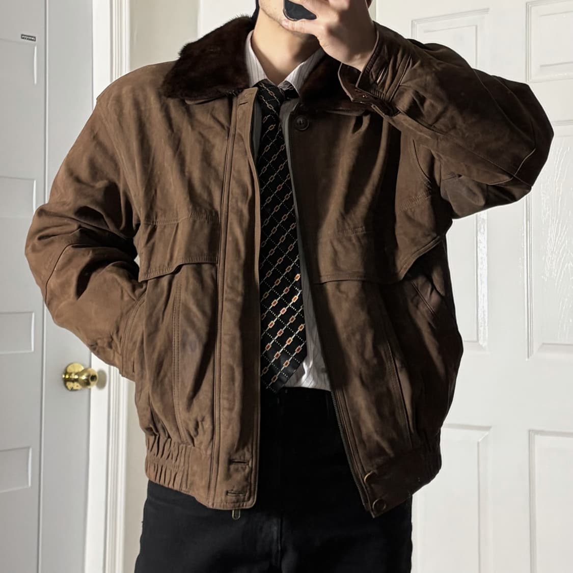 진도(進道) 스웨이드 무스탕 상품이미지2