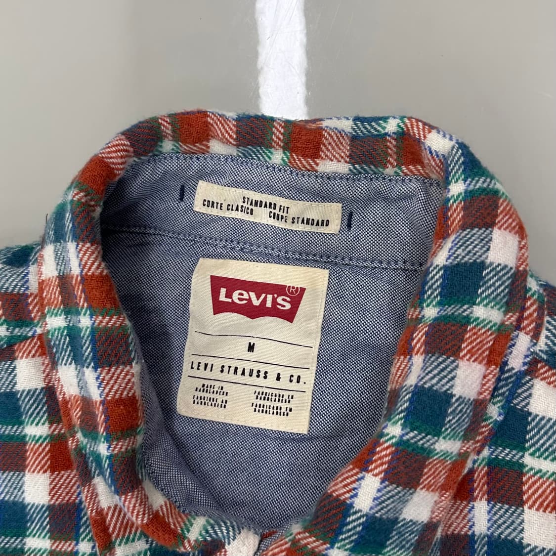 리바이스 체크패턴  플란넬 포켓 셔츠 상품이미지2