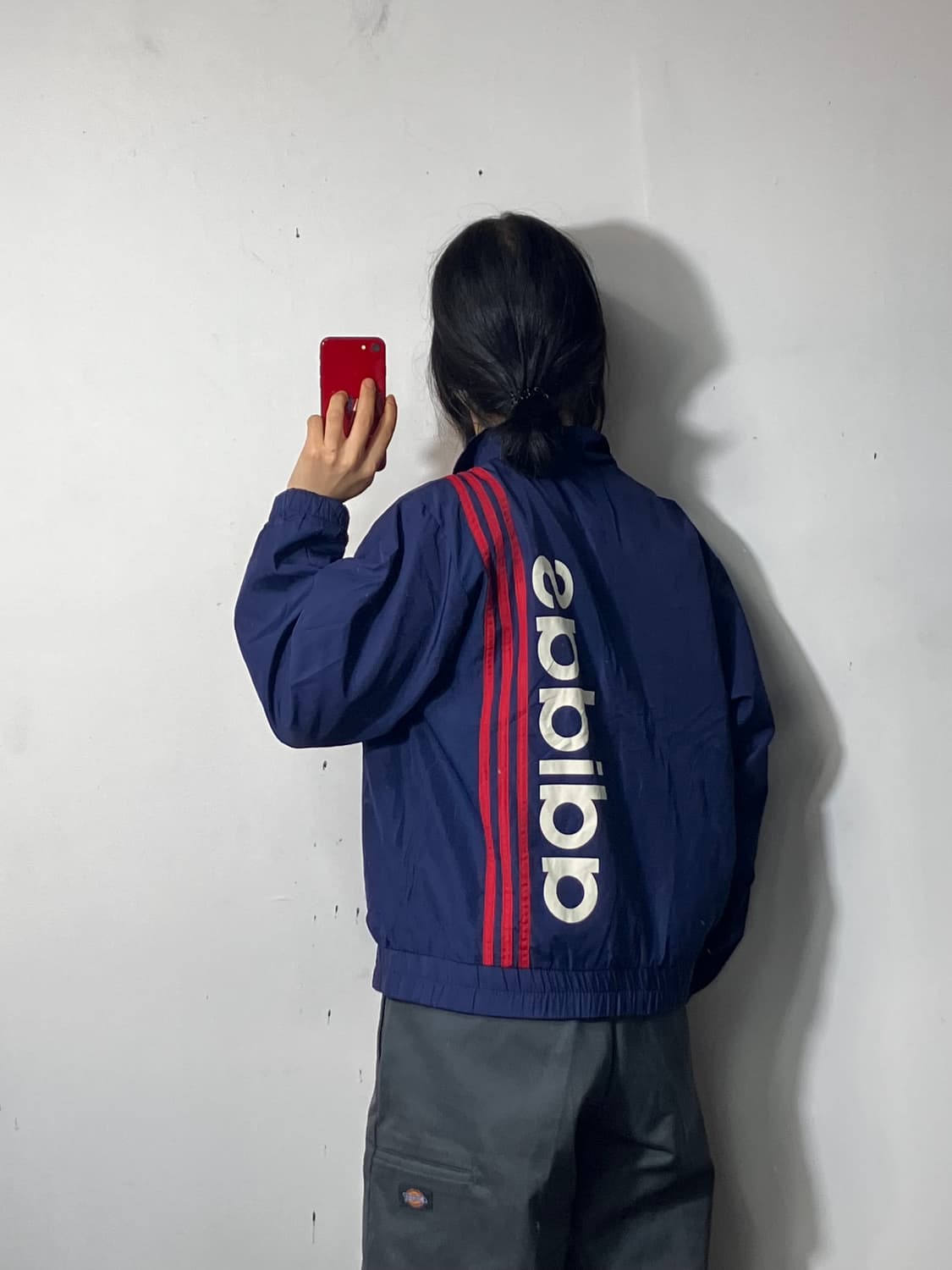 아디다스 스펠아웃 빅로고 바람막이 L 상품이미지1