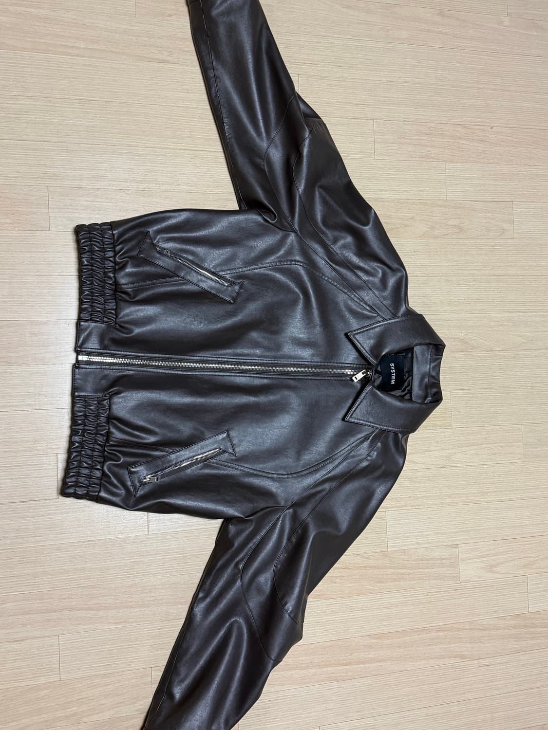 SYSTEM 레더자켓 상품이미지1