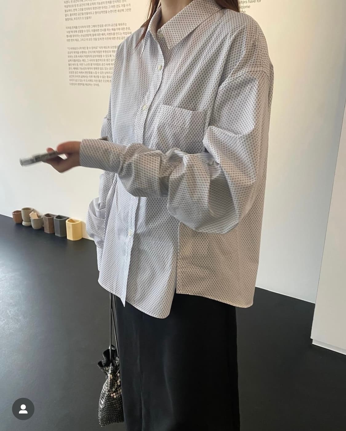 로레일즈 도트 오버 셔츠 상품이미지3