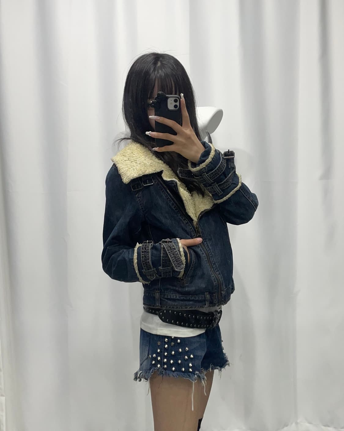 🎸쉬어링 스타일 데님 자켓🎸 상품이미지3