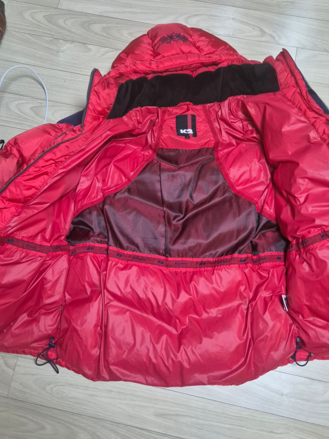 K2 프랑스구스다운 800필파워 윈드스토 퍼 빵빵한 패딩 남성 110사이 상품이미지3