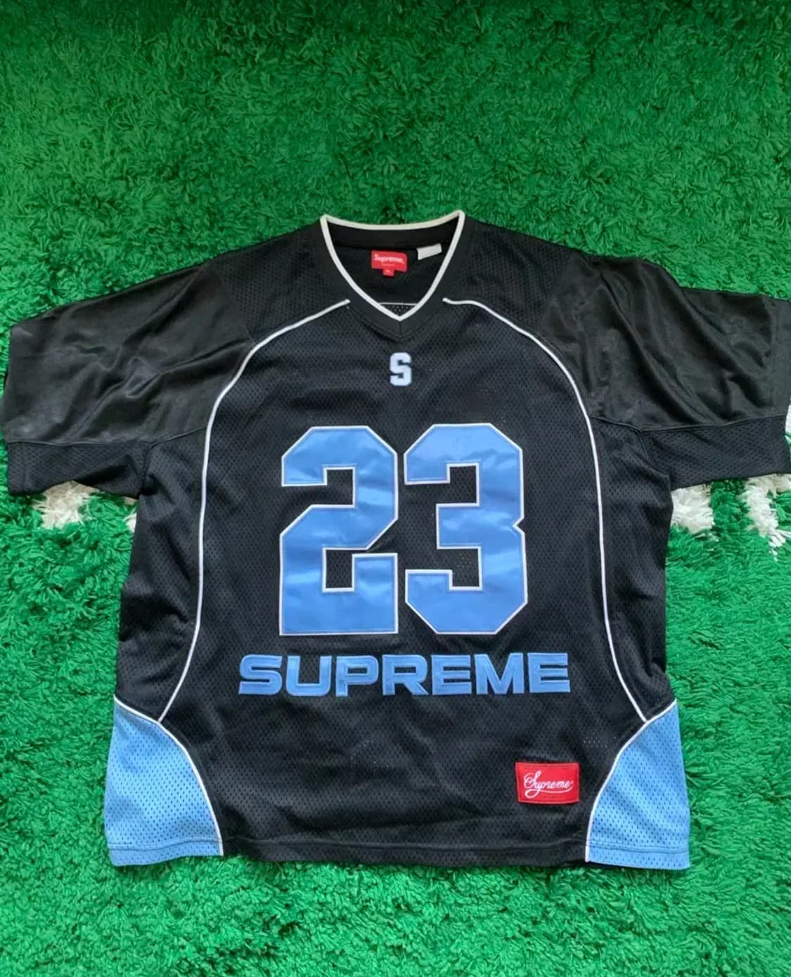 [XL]슈프림 퍼펙트시즌 풋볼 져지 블랙 2023SS 상품이미지2