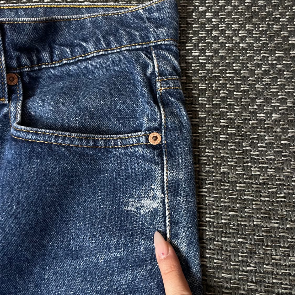(32) 리바이스 517 32X30 진청 데님 팬츠 부츠컷 상품이미지3