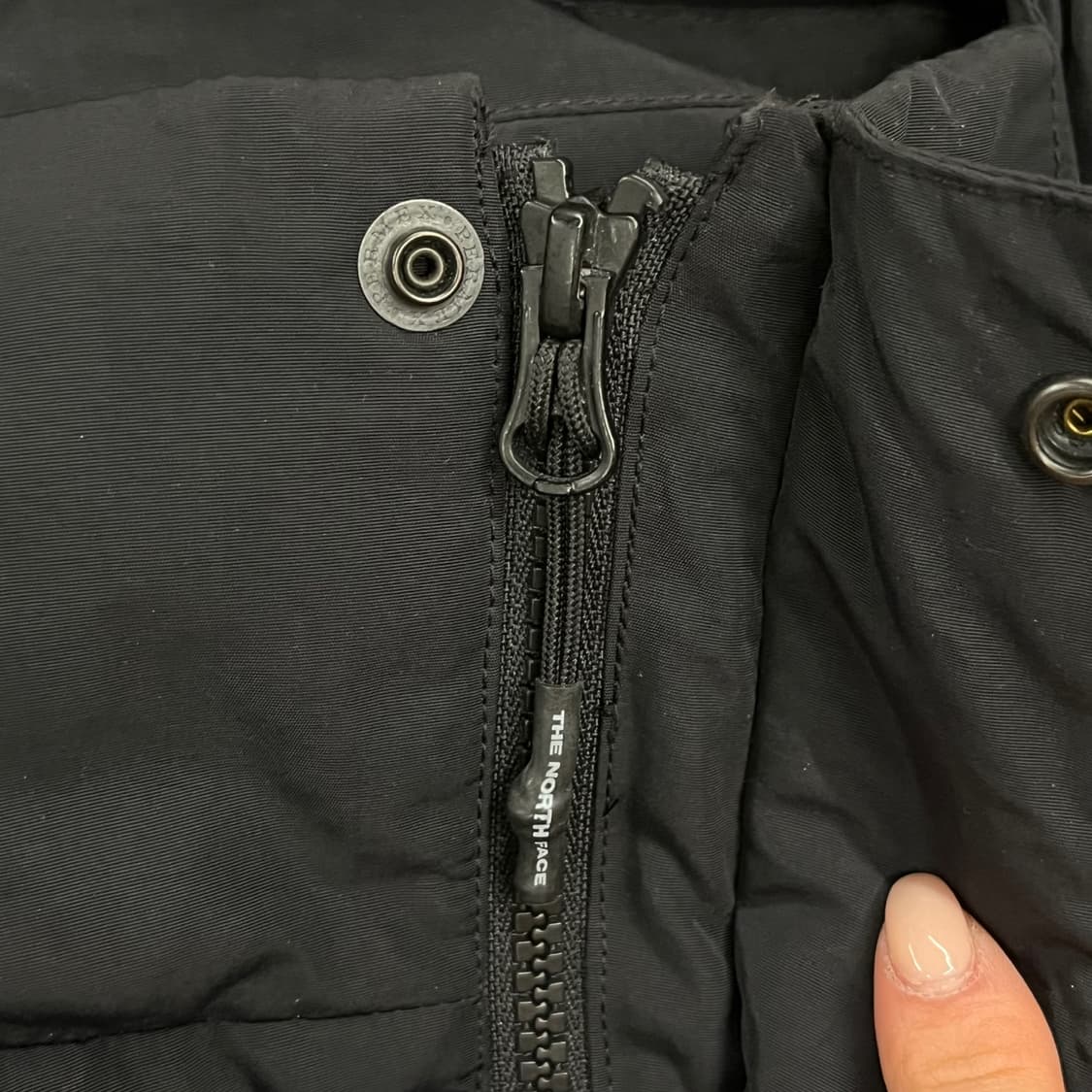 [정품/XL] 노스페이스 블랙 후드 자켓 b17 상품이미지8