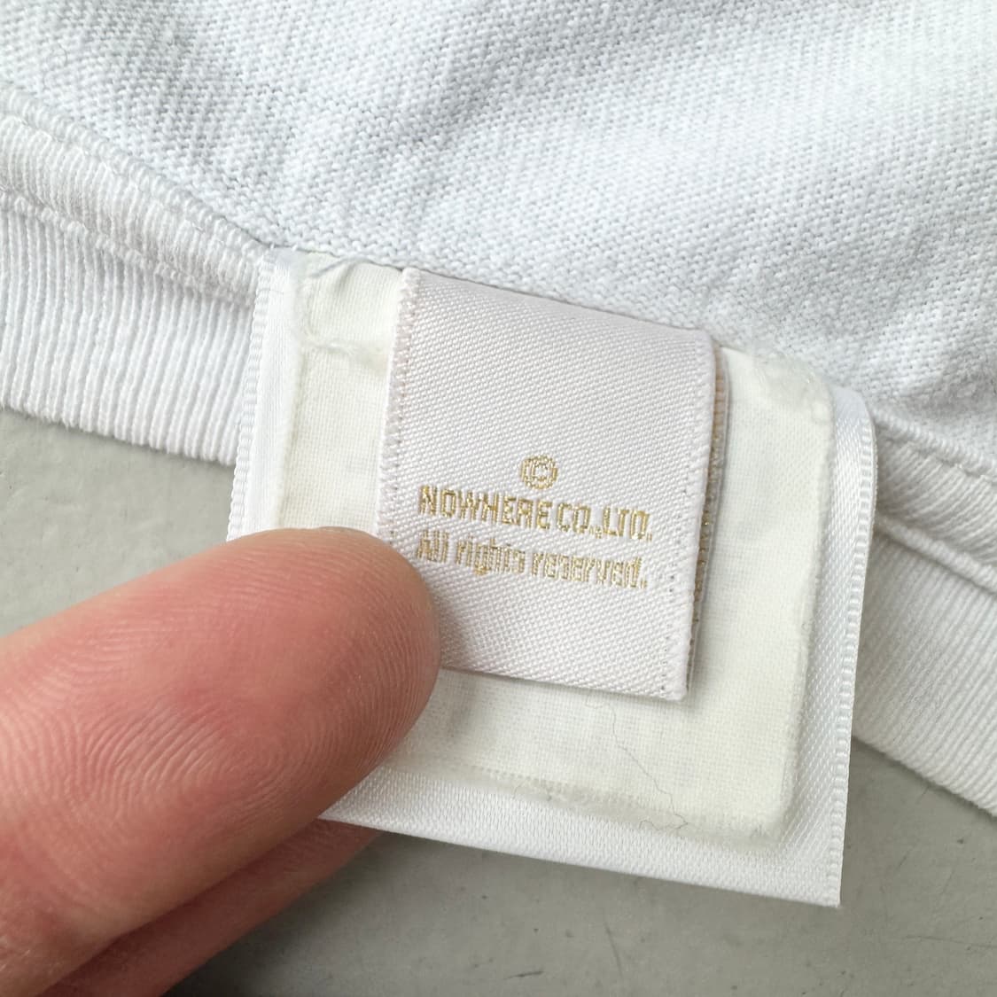 베이프 컬리지 빅사루 반팔 티셔츠 화이트 상품이미지9