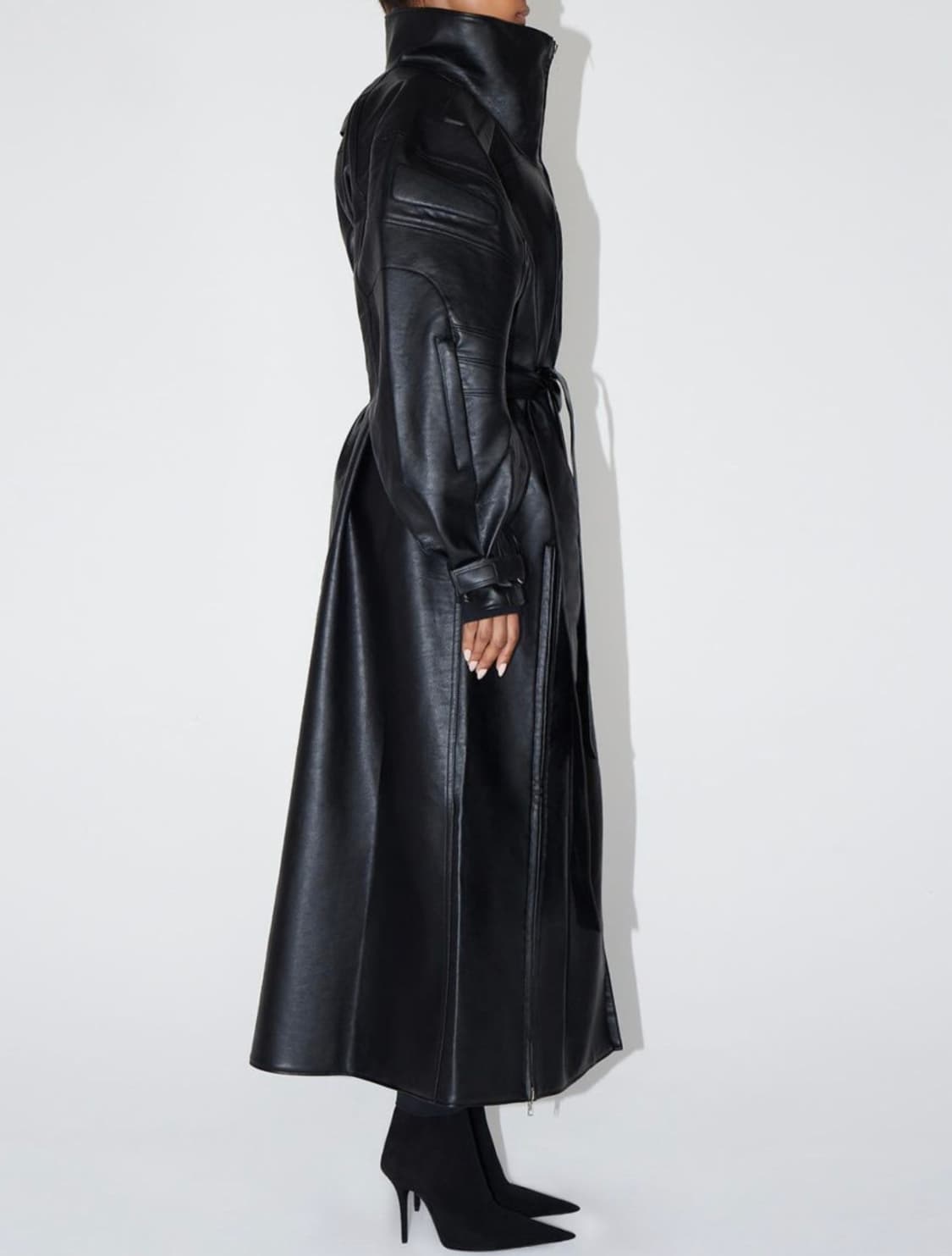 Khy X NAMILIA Faux Leather Coat 상품이미지4