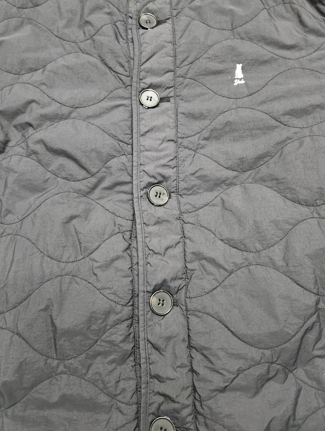 Yale 예일 웜업 퀼팅 패딩 자켓 블랙 L 상품이미지3