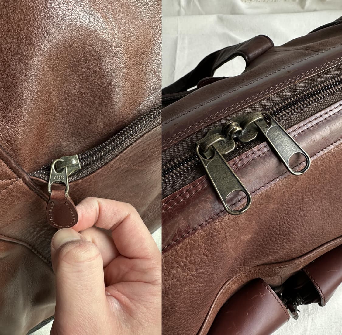 엘엘빈 빈티지 트래블러 레더 더플백 / 여행용 보스턴백 상품이미지6