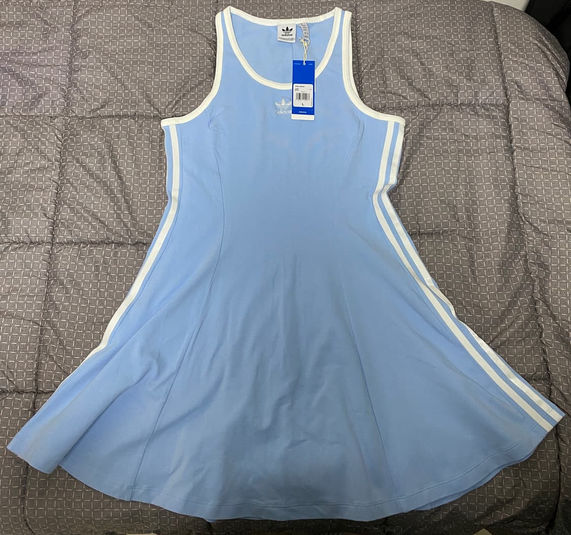 아디다스 탱크 원피스 스카이블루 L 상품이미지2