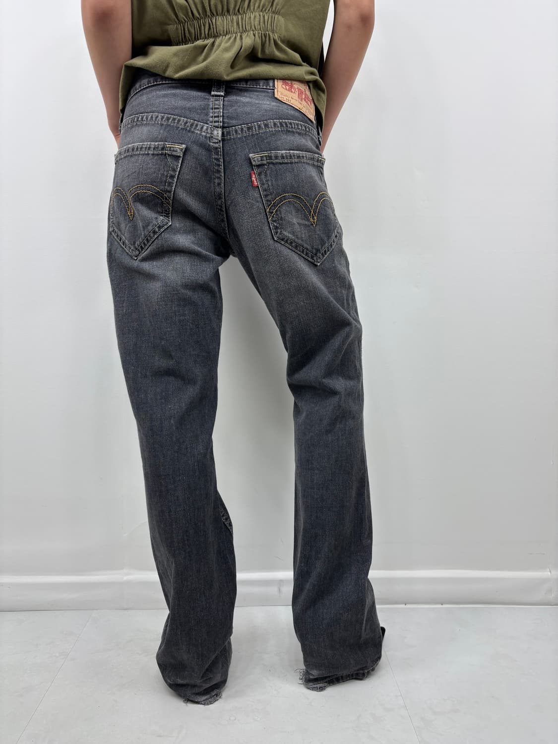 LEVIS 907 WASHED BLACK 상품이미지4