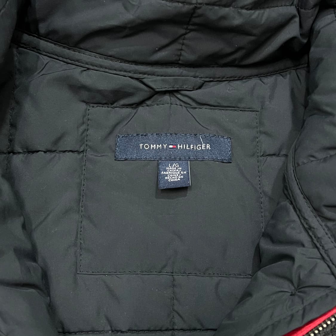 [95-100] 타미힐피거 누빔 니트집업 상품이미지4