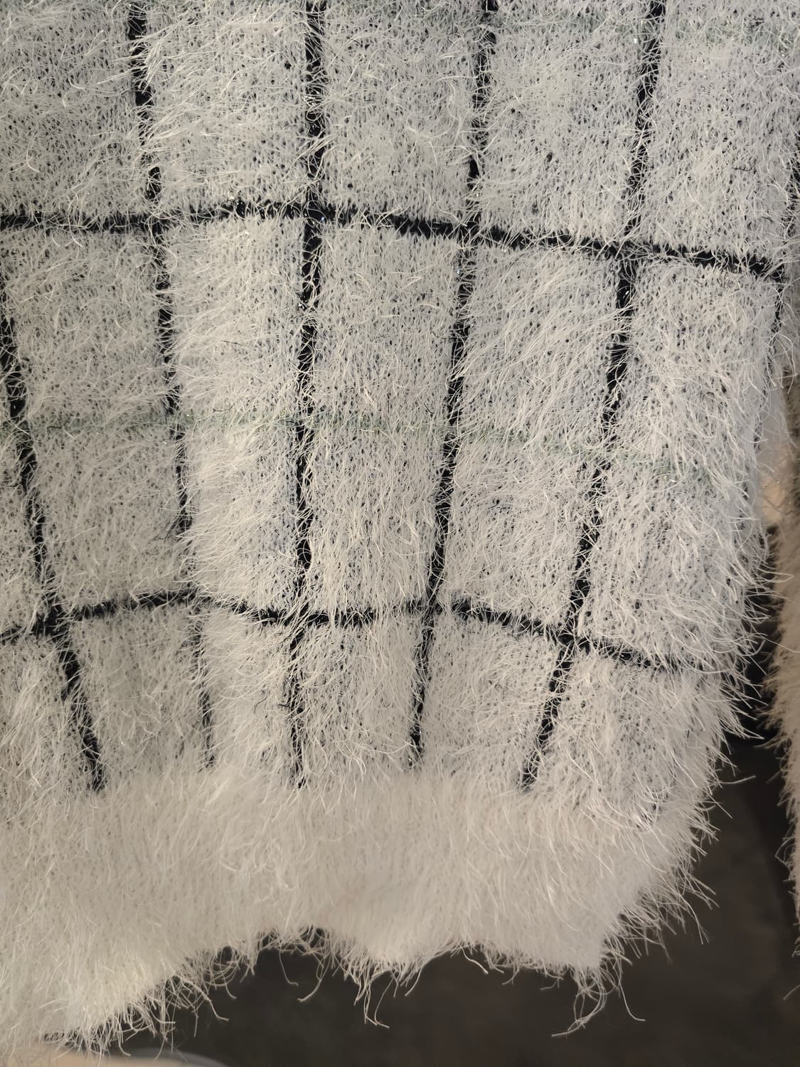 흰색 체크가디건 상품이미지5