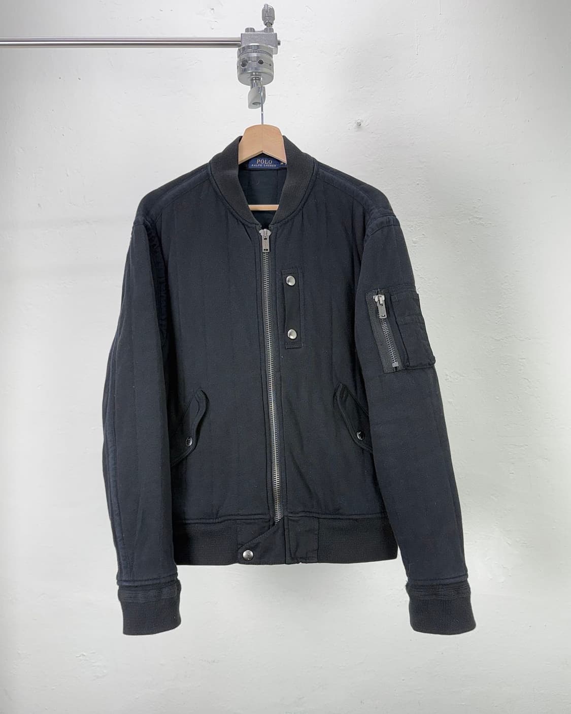 폴로 랄프로렌 블랙 타입 1 플레이트 봄버 자켓 상품이미지1