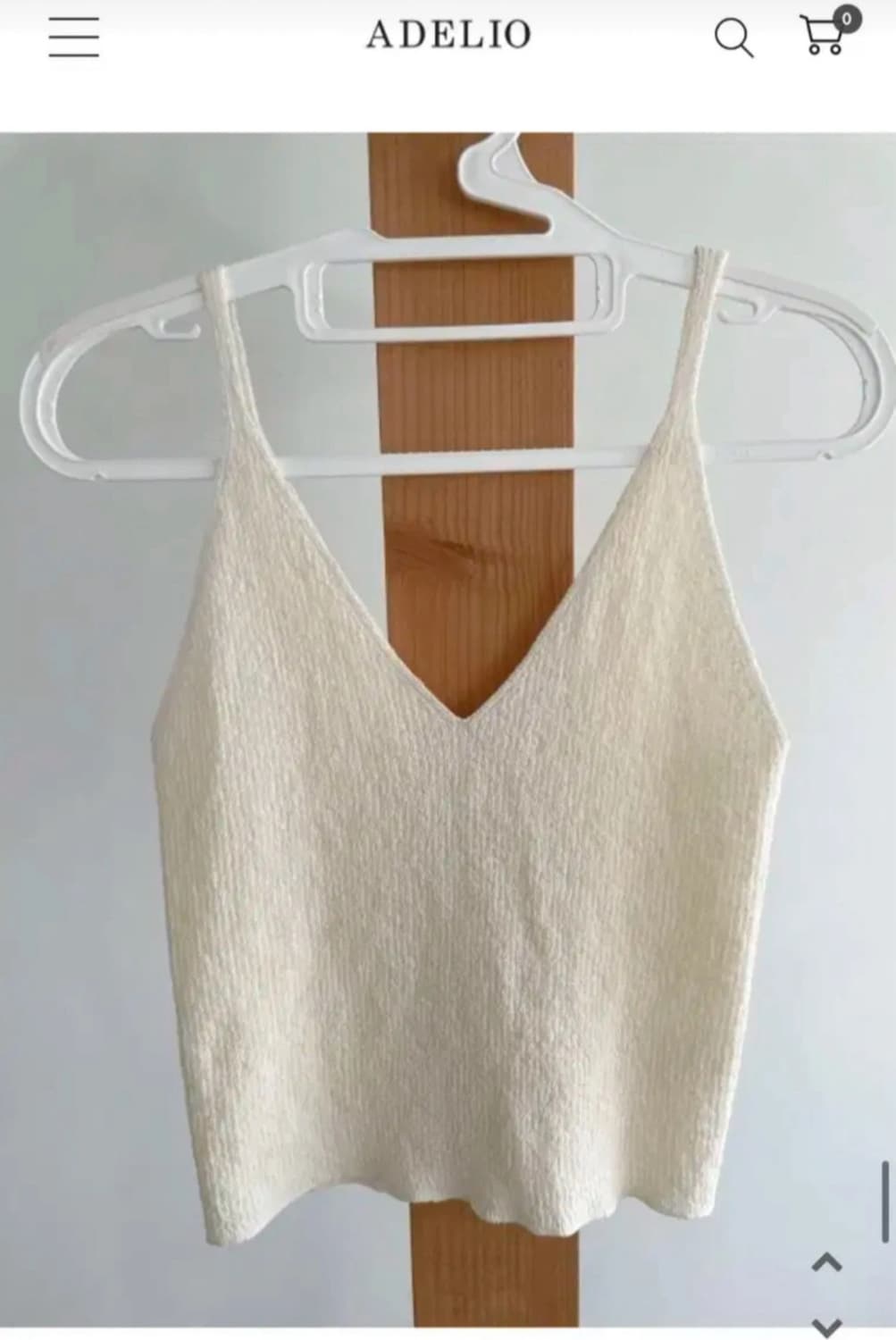 아델리오 cool v-neck knit sleeveless 상품이미지2