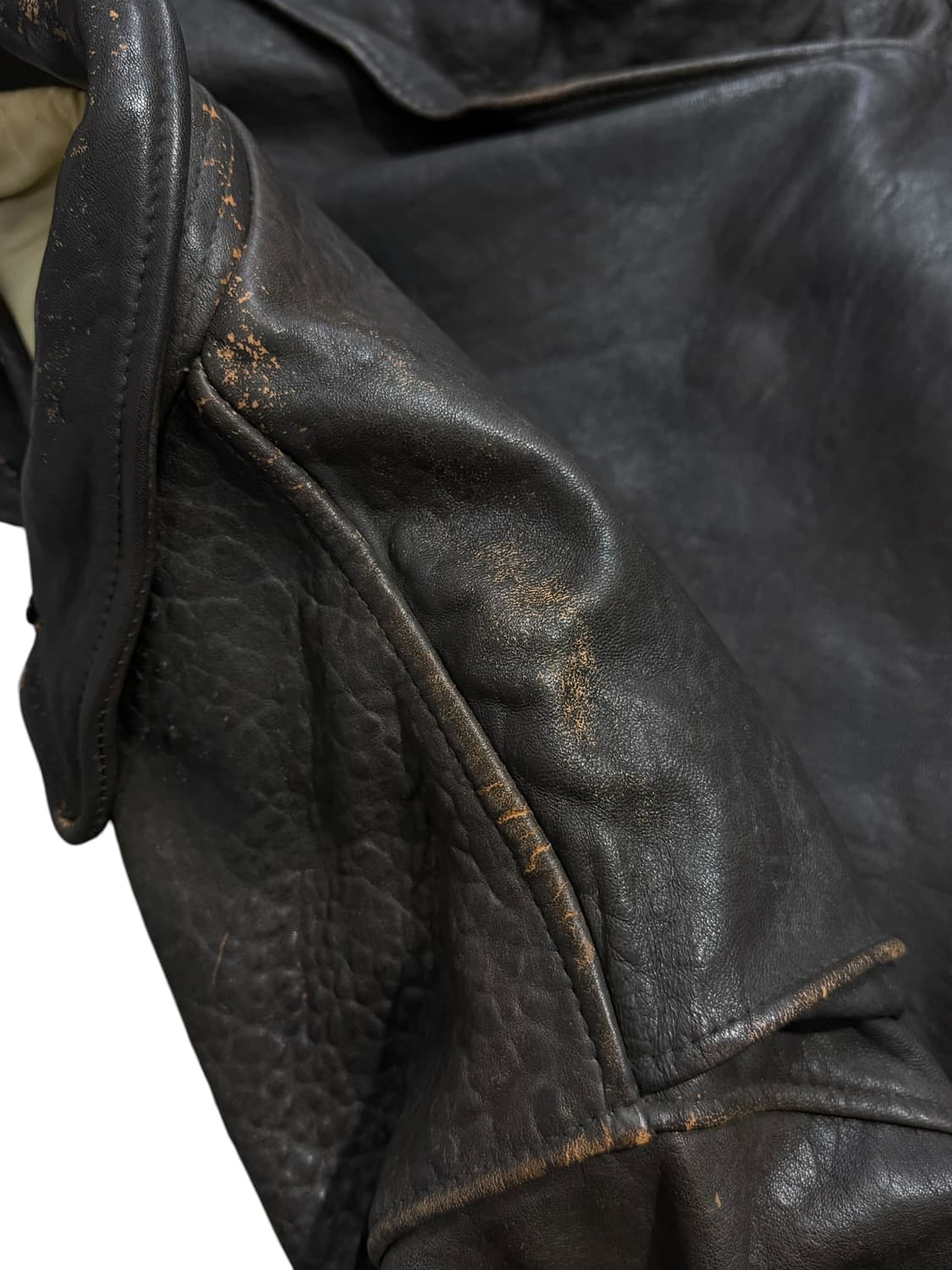 Avirex 아비렉스 카우레더 A-2 자켓 상품이미지7