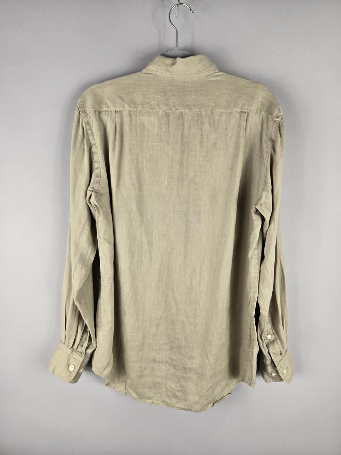 [무료배송]유니클로 S 남성 마 린넨 100% 긴팔 셔츠 상품이미지5