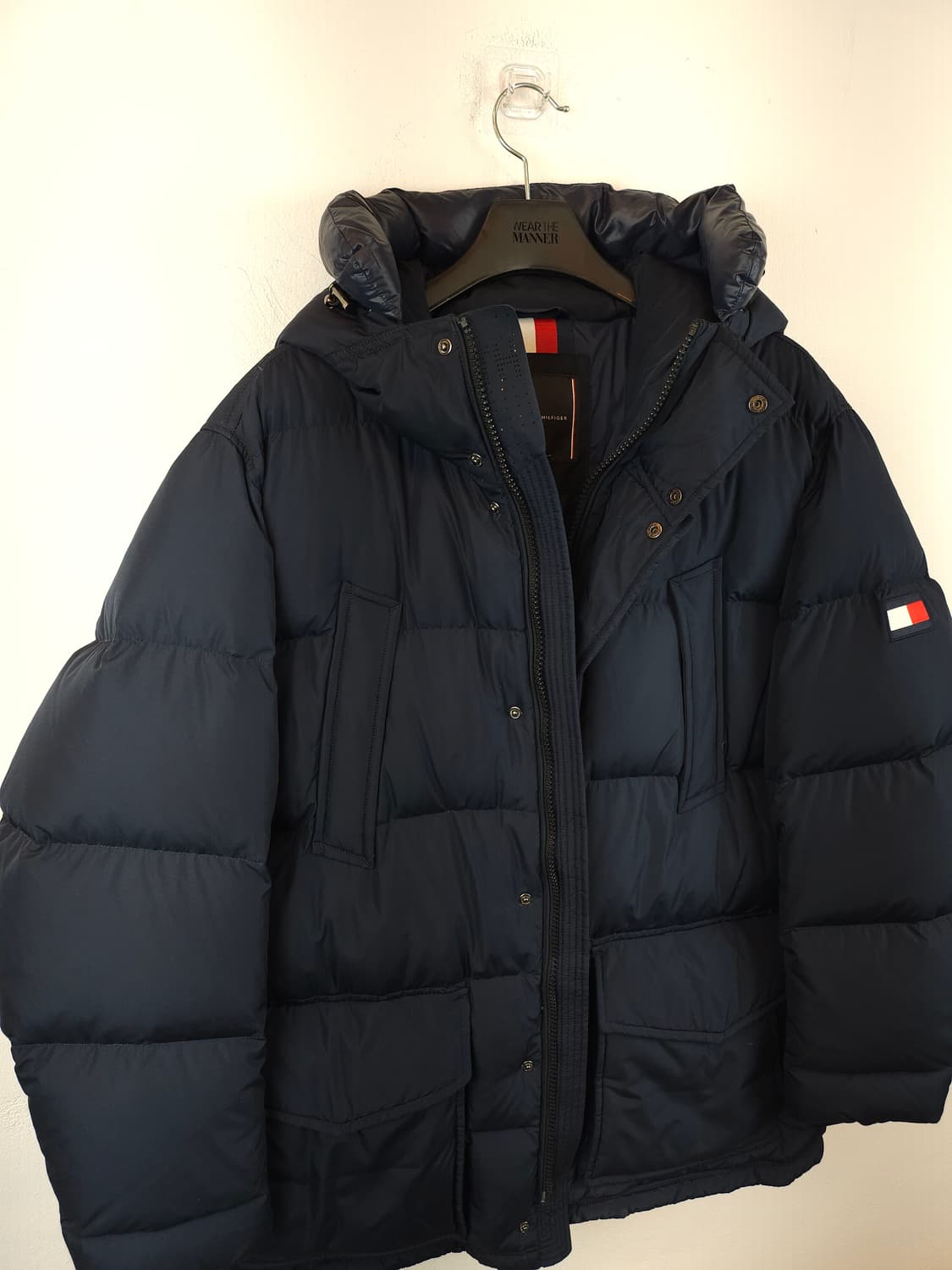 타미힐피거 정품 구스후드패딩점퍼 115-125 4XL 5XL 새제품급 상품이미지6
