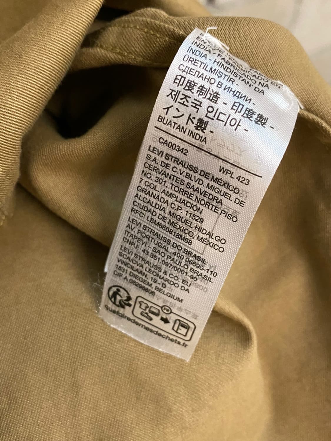 리바이스 자수 로고 셔츠 자켓 상품이미지6