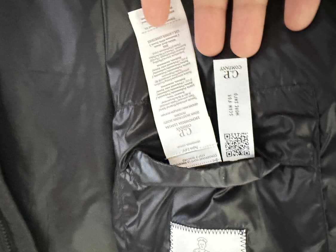 C.P 컴퍼니 D.D 쉘 다운 자켓 블랙 XXL 상품이미지7