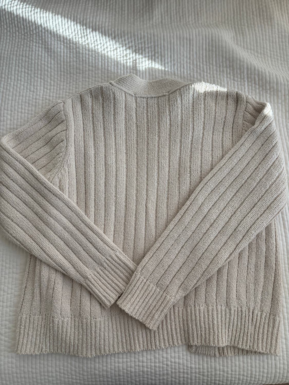 새터 부클가디건 아이보리 ws 상품이미지2