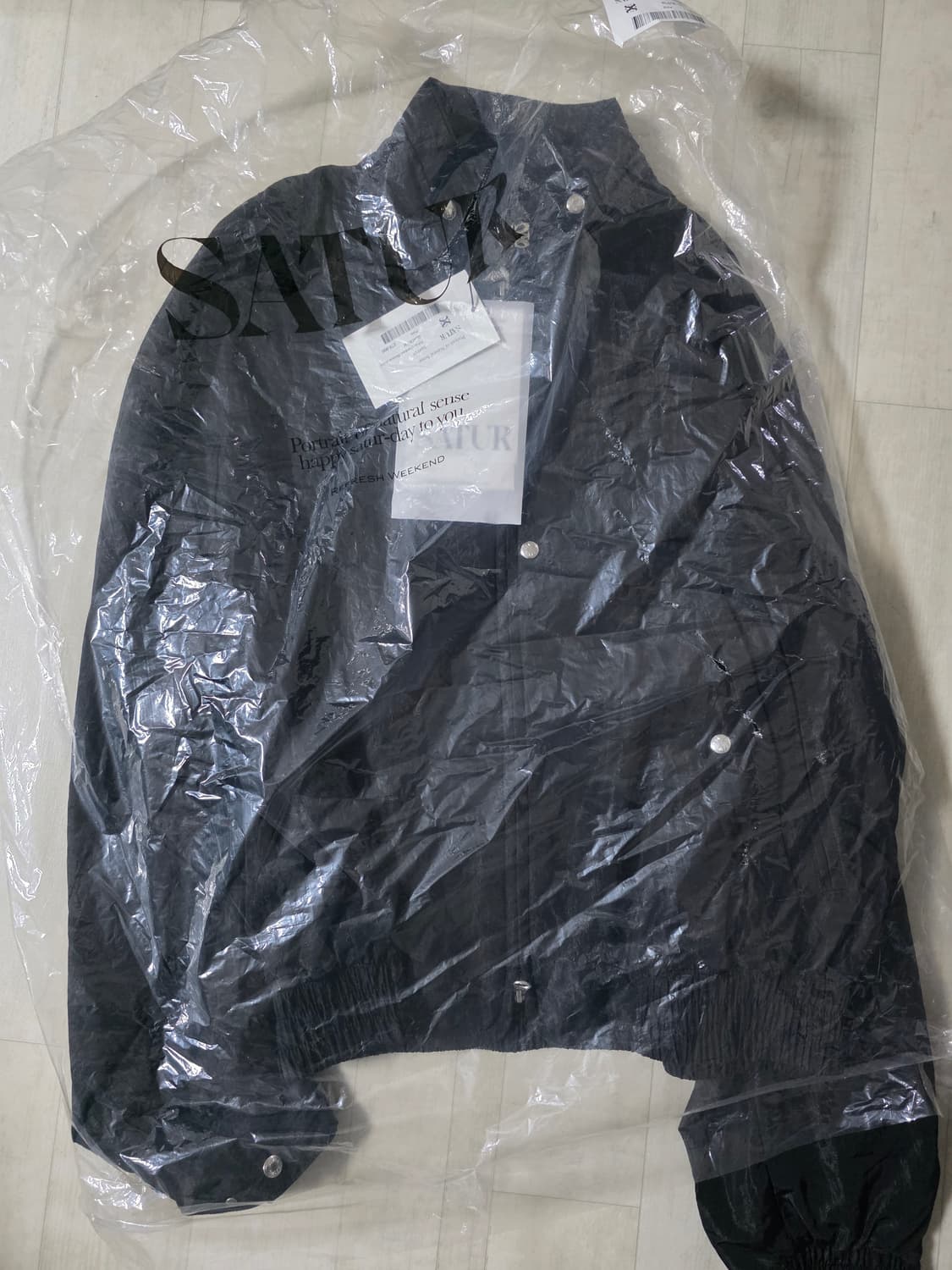 세터 나일론 오버사이즈 불루종 M 상품이미지3