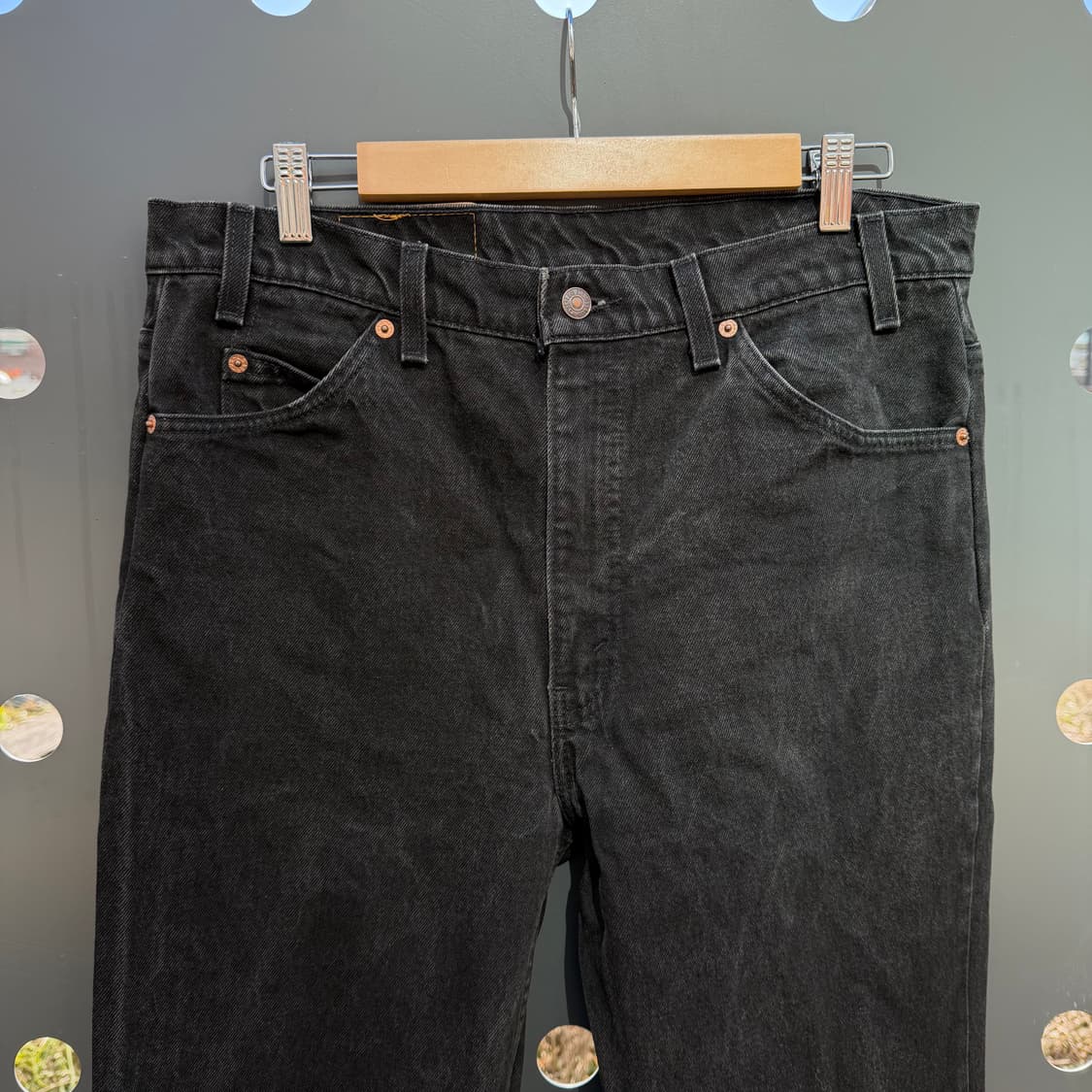 90s USA 빈티지 리바이스 517 블랙 W36 L32 상품이미지3