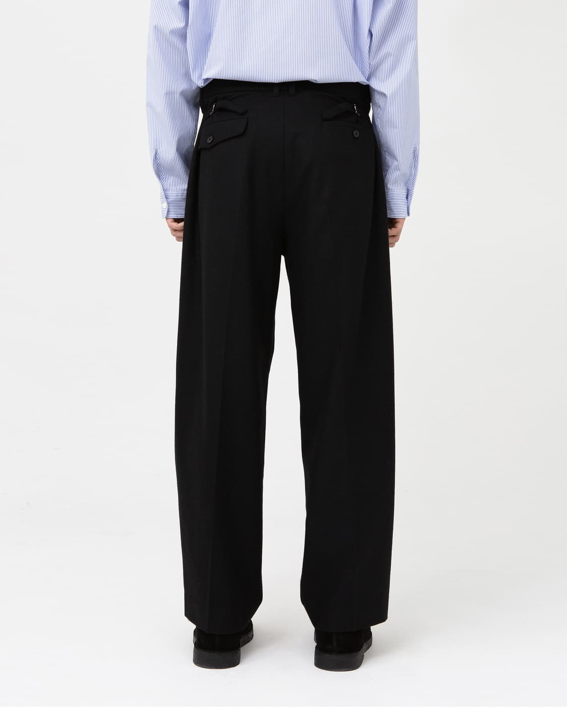 브라운야드 퓨어 울 더블 브레스티드 자켓/퓨어 울 투턱 팬츠 셋업 상품이미지6