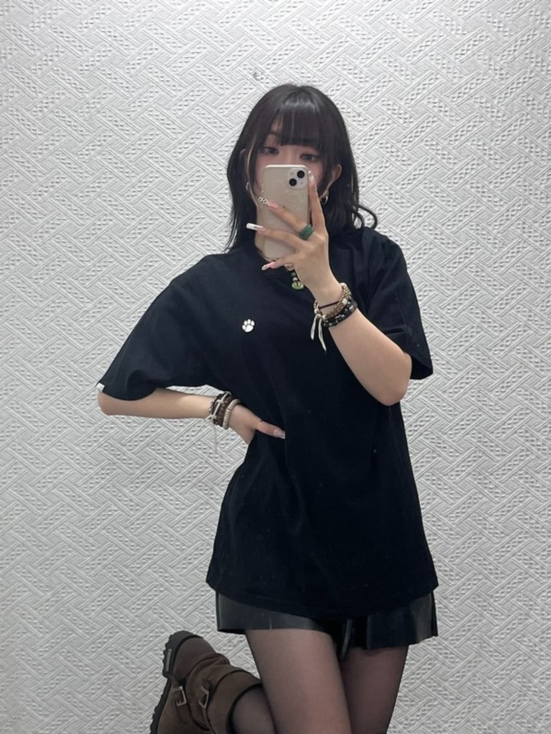 디스이즈네버댓 빈티지 캐주얼 키치 프린팅 반팔티 S C11434 상품이미지2