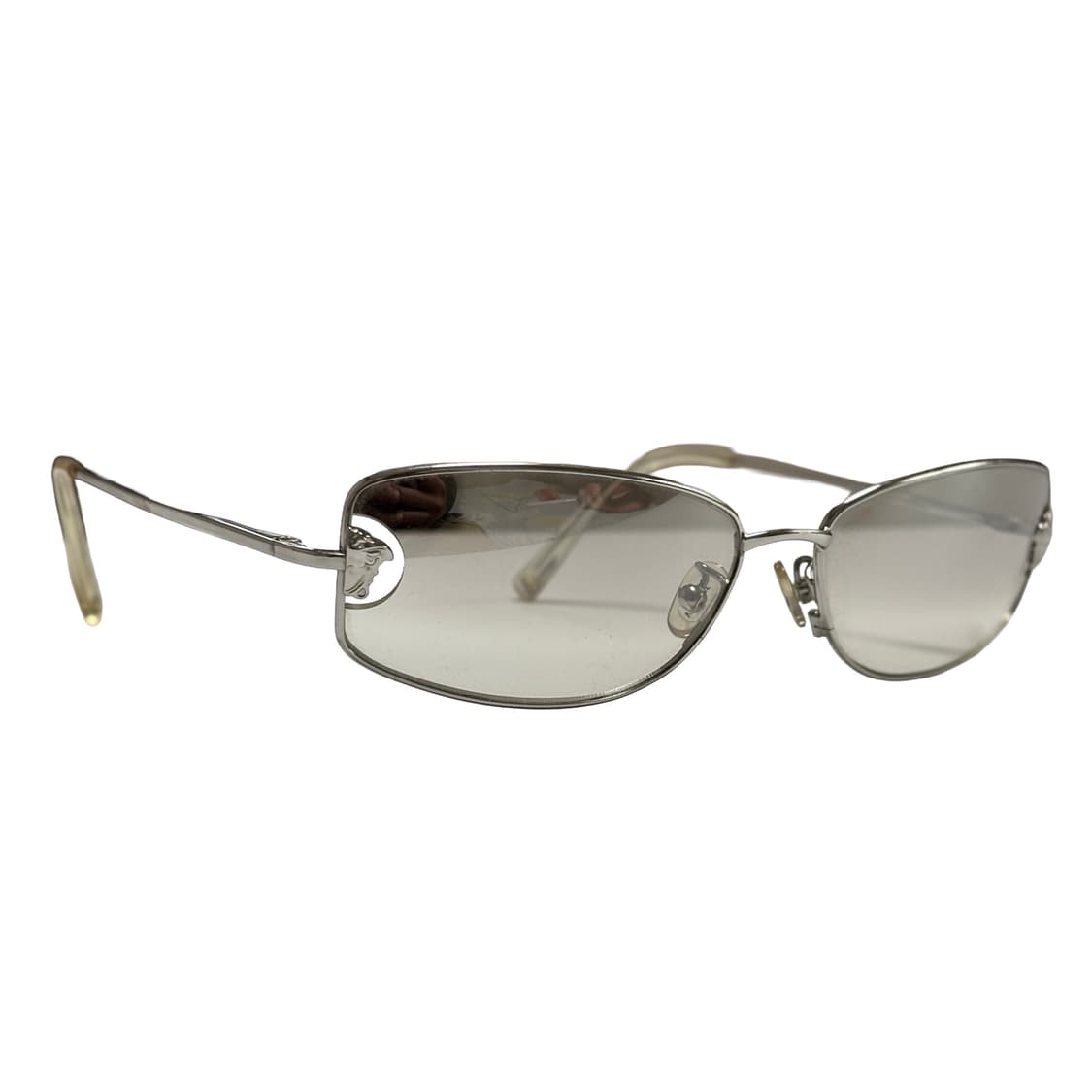 베르사체 메두사 로고 실버 메탈 실드 선글라스 상품이미지4