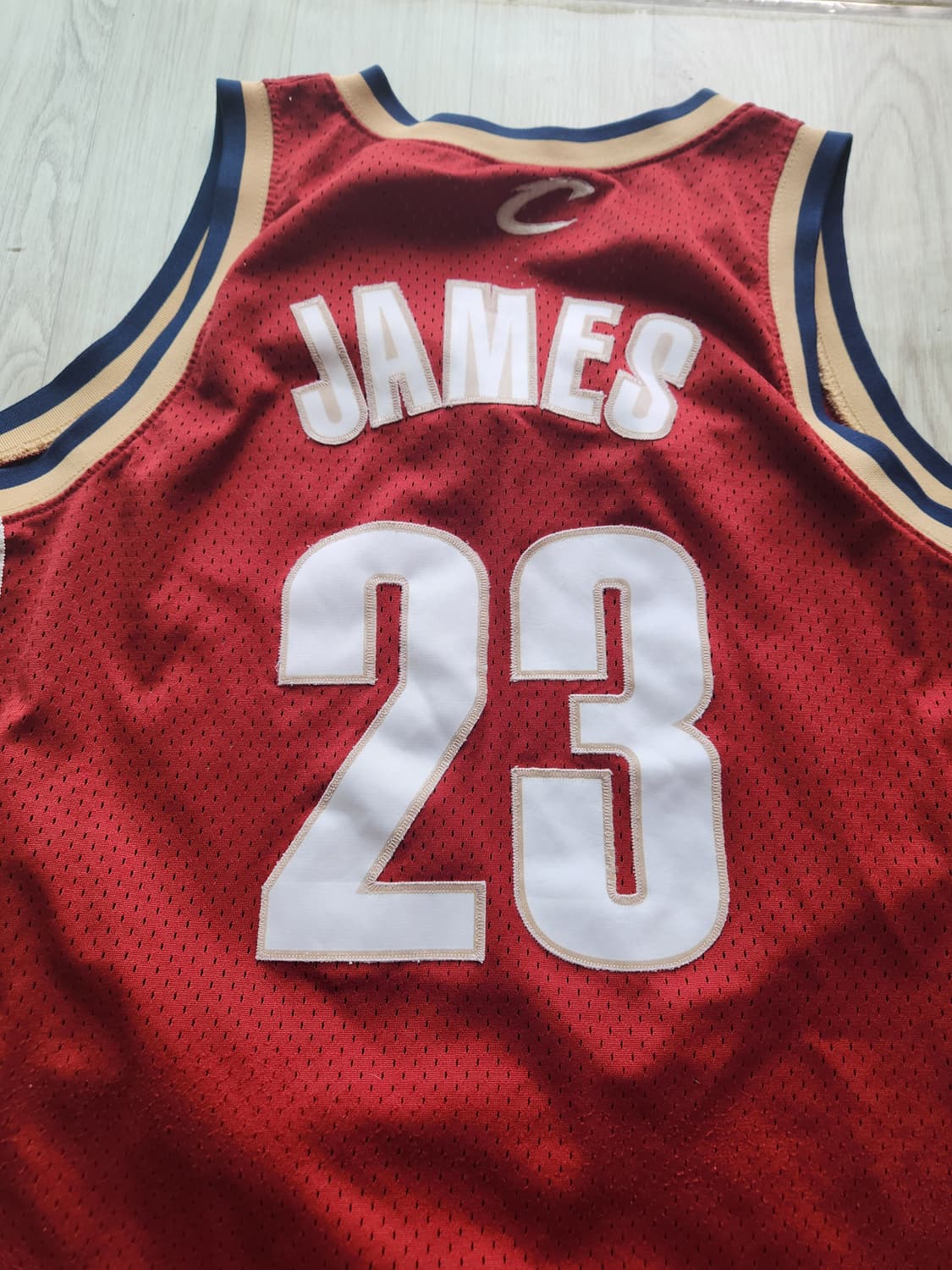 나이키 NBA 르브론 제임스 클리블랜드 1기 어센틱 저지 XL 상품이미지2