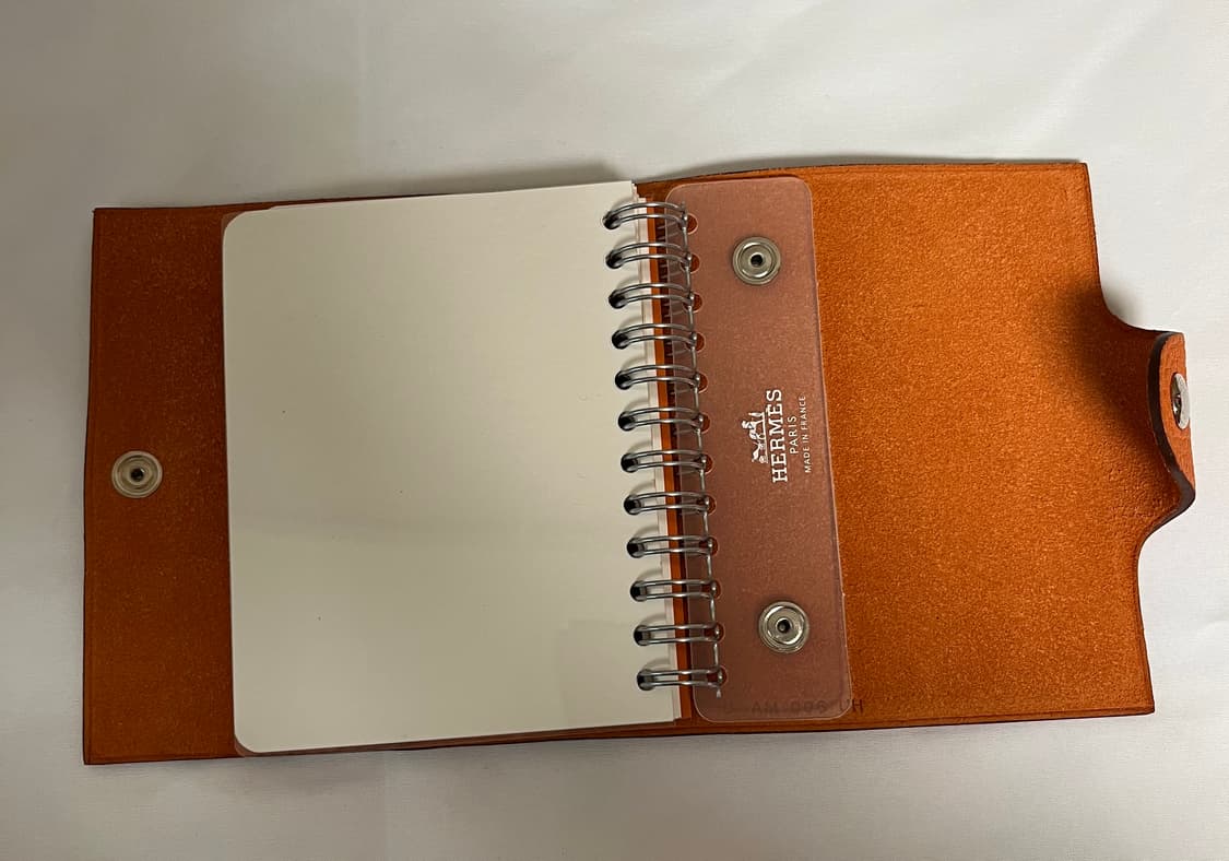 에르메스 다이어리 커버 율리스 아젠다 PM 오렌지색 수첩 상품이미지6