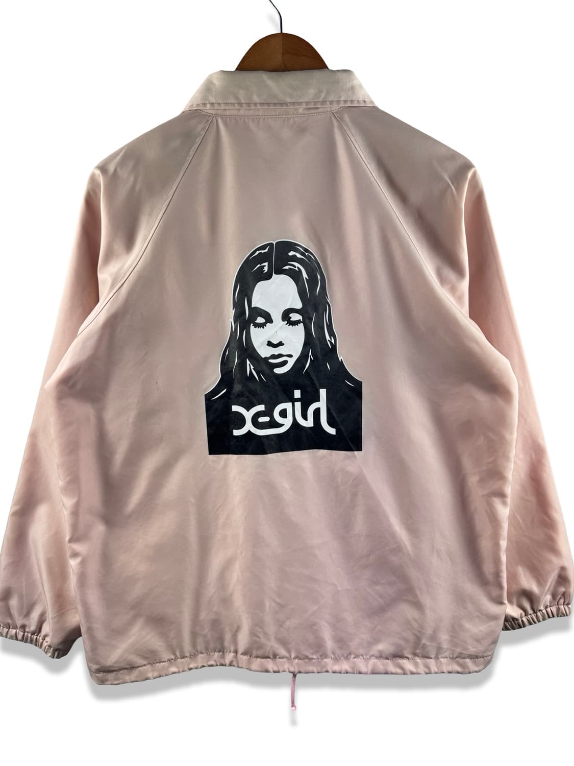 JPN X-girl 프린팅 핑크 코치자켓2863 상품이미지1