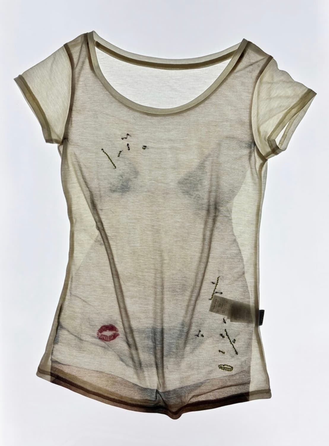 스컬프터 Wet Sheer Tee White 상품이미지1