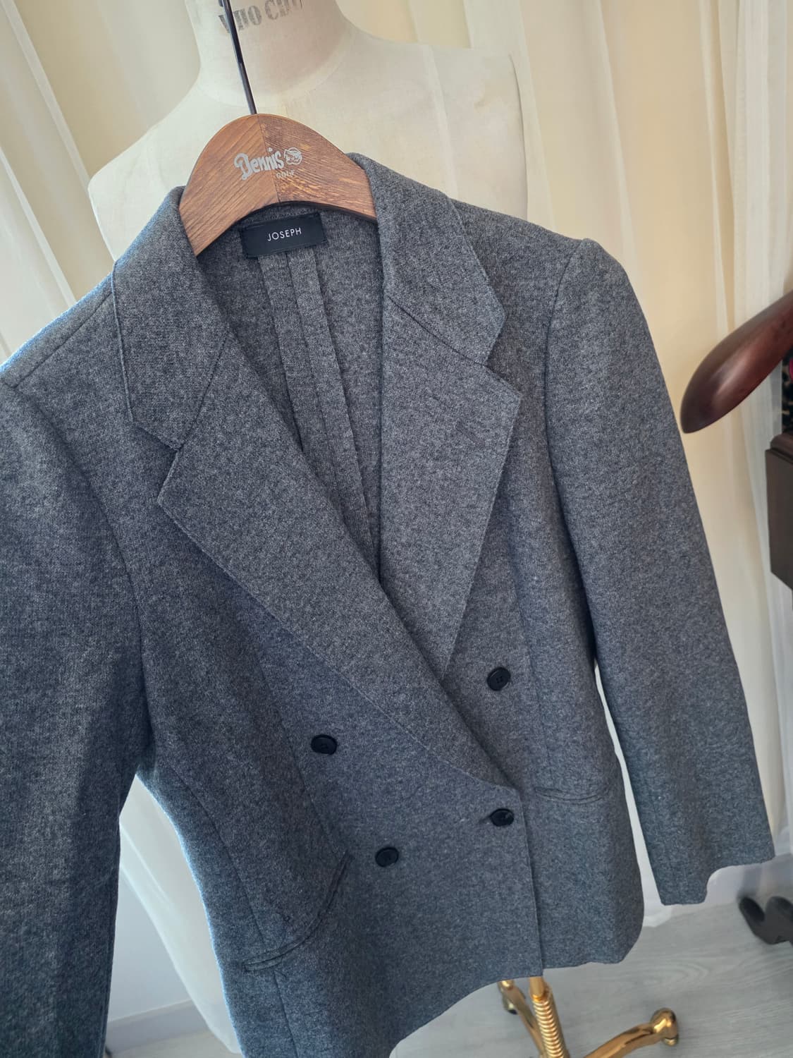 조셉 그레이 더블 브레스트 자켓 joseph 상품이미지4