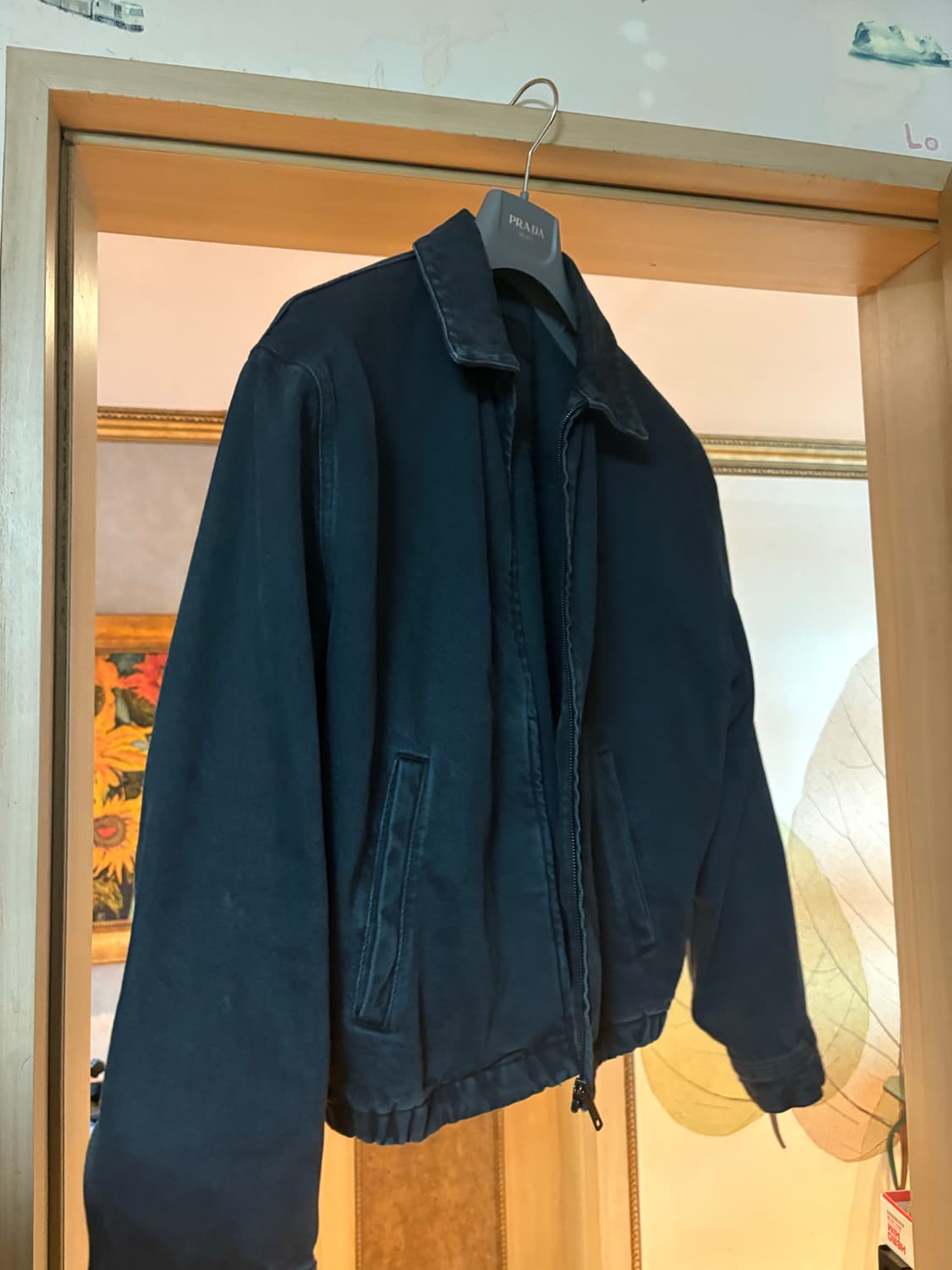 프라다 데님 자켓 옵시디언 L 사이즈 팝니다. 상품이미지3