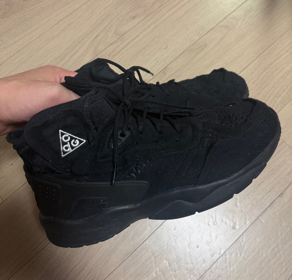 꼼데가르송 옴므 플러스X나이키 에어 모와브 블랙 280 상품이미지4