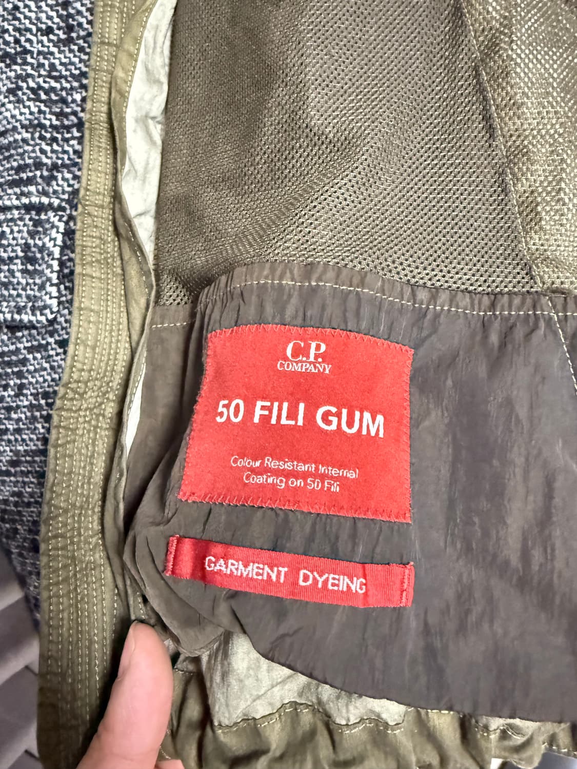 CP컴퍼니 고글 자켓 카키 50 상품이미지7