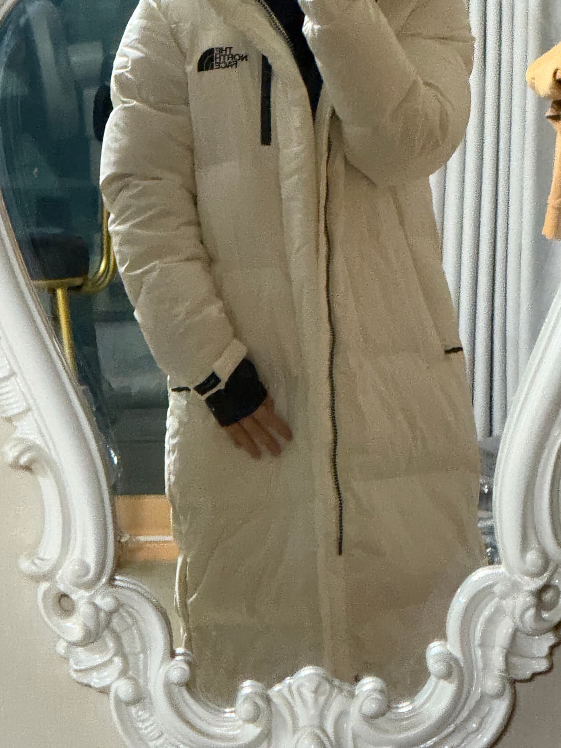 노스페이스 화이트 패딩  95  상품이미지8