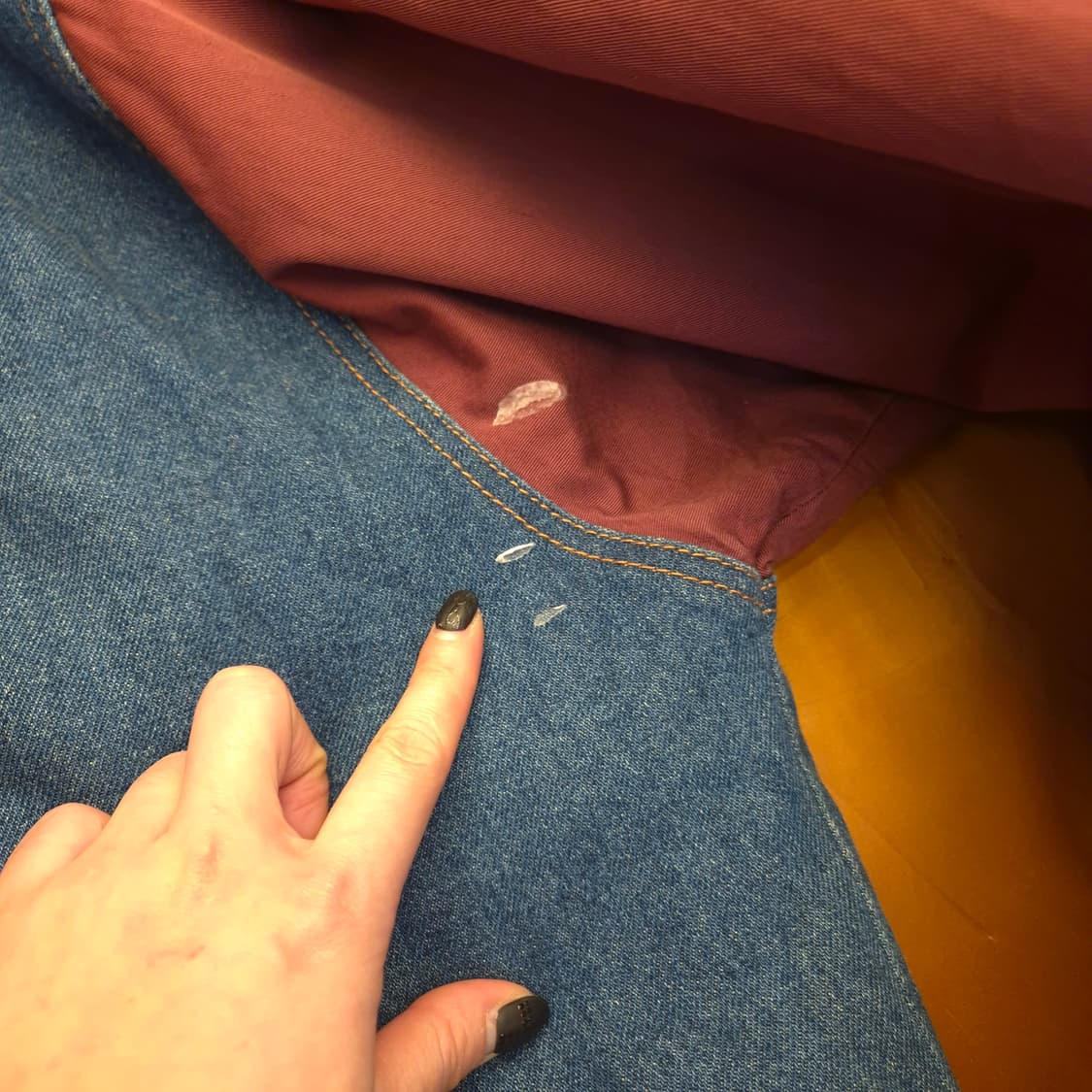 Tri-Mountain 데님 바시티 자켓 2XL 상품이미지7