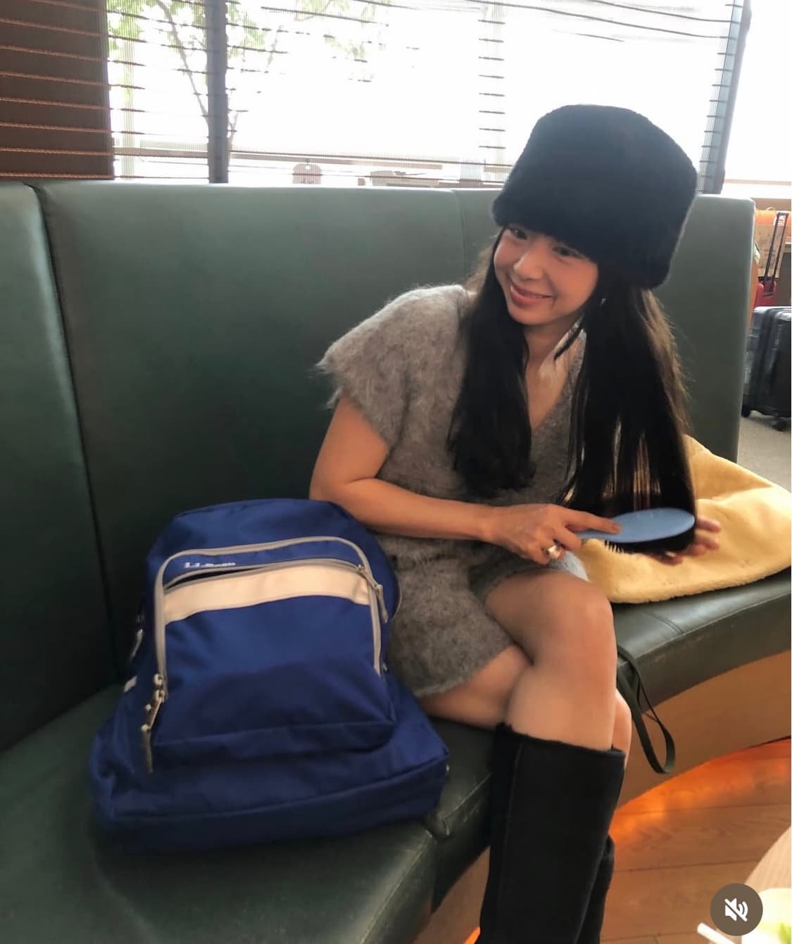 새상품) 파르벵 알파카 알토 헤이리 숏 슬리브 니트 가디건 상품이미지6