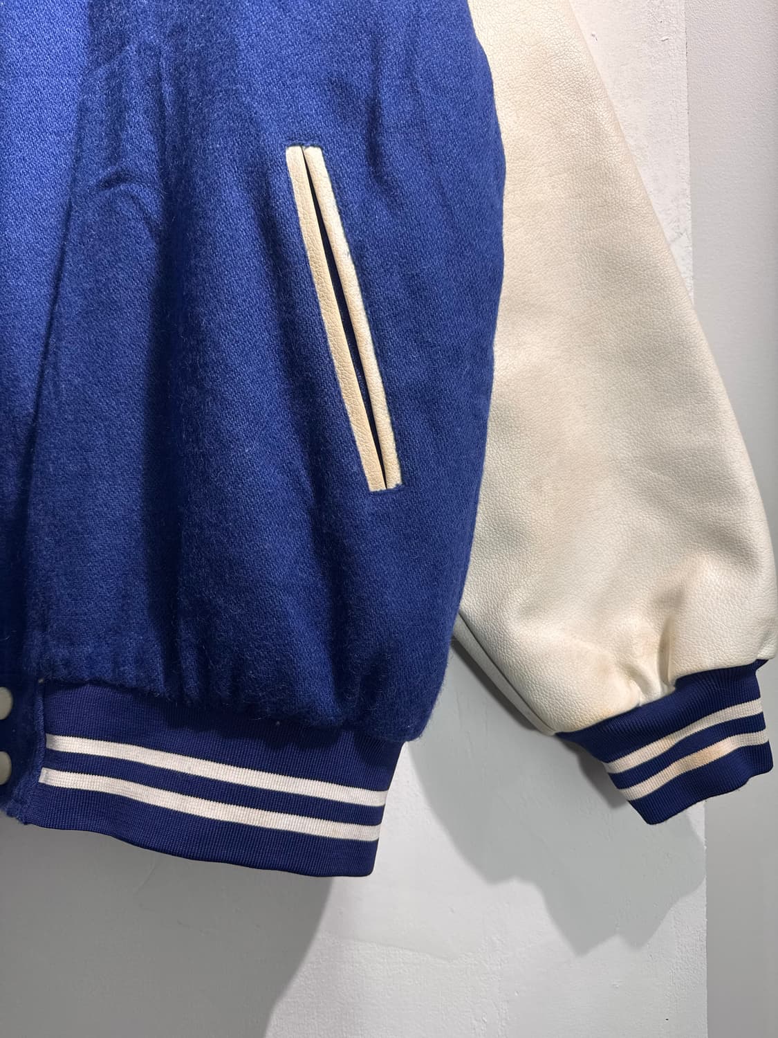 West Wear 웨스트 웨어 울혼방 바시티 자켓 XXL C549 상품이미지5