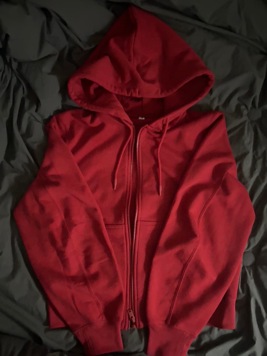 유니클로 스웨트풀집후디 레드 상품이미지1