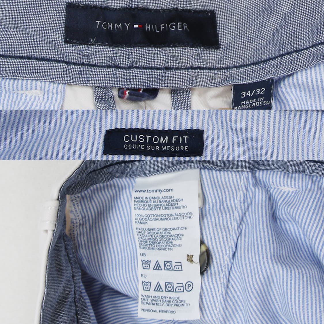 (착용컷) TOMMY HILFIGER 치노 팬츠 (남성용 33.5) 상품이미지6