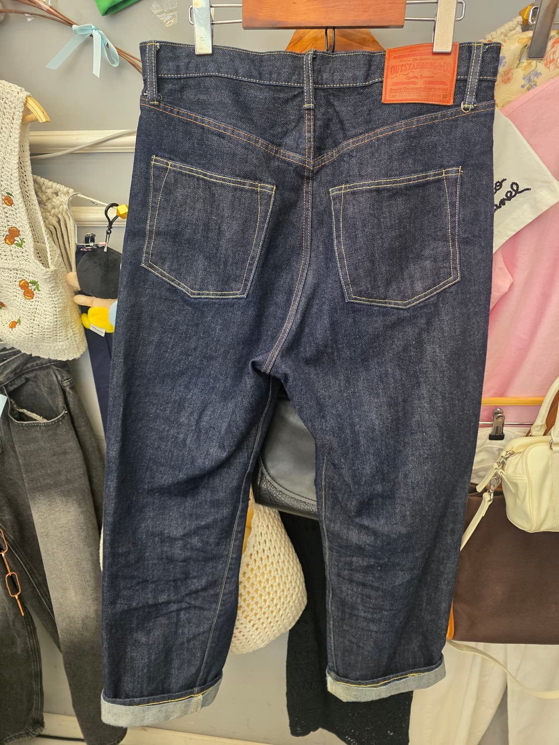 아웃스탠딩 셀비지 데님 팬츠 30 상품이미지6