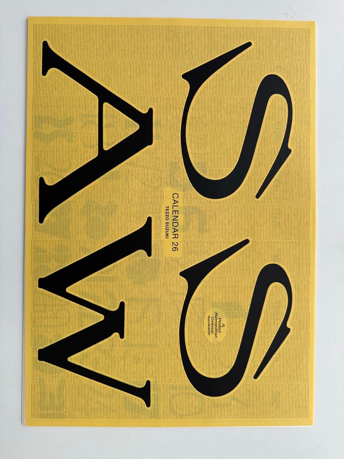 Tezzo Suzuki 2026 달력 캘린더 상품이미지8