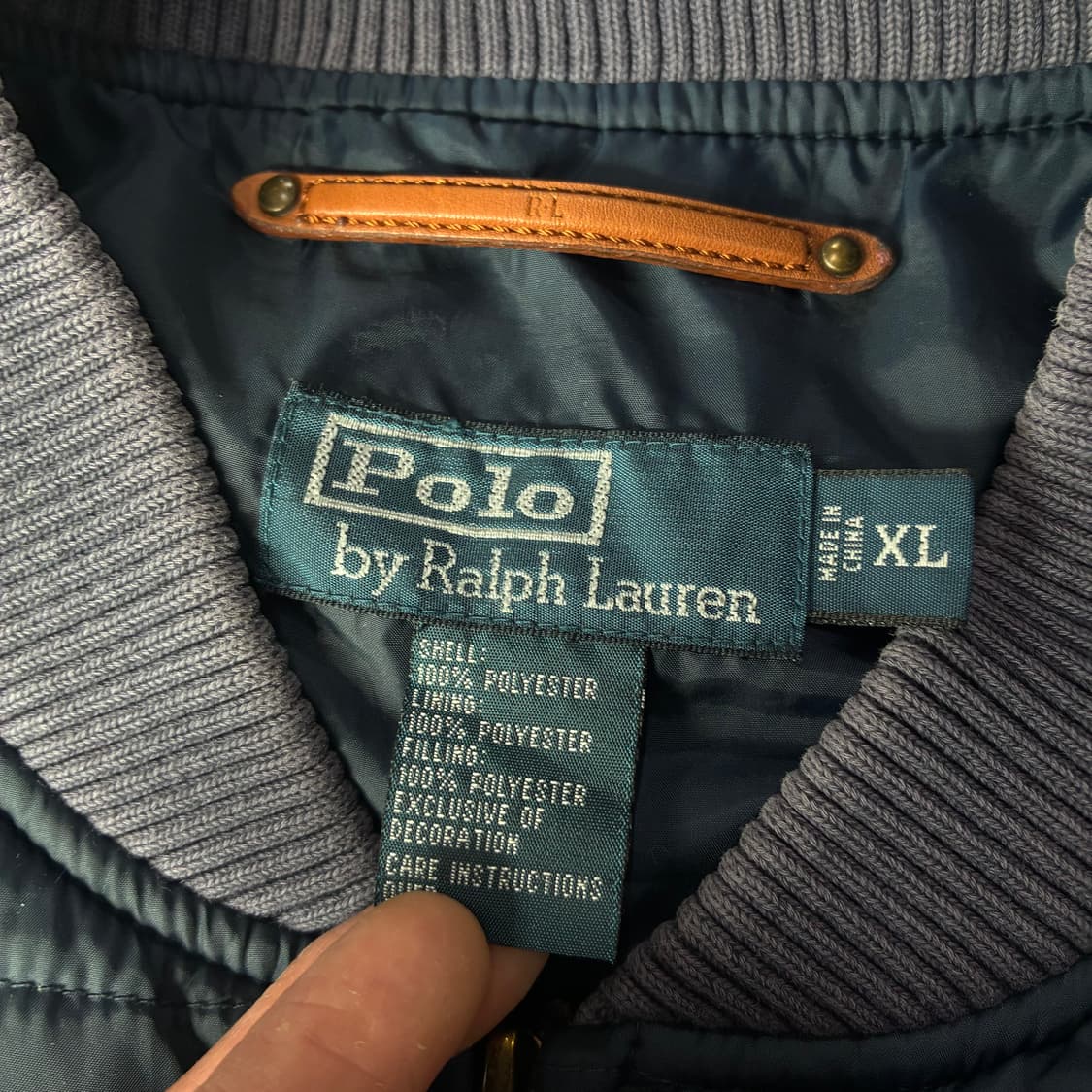 폴로 랄프로렌 네이비 퀄팅  상품이미지2