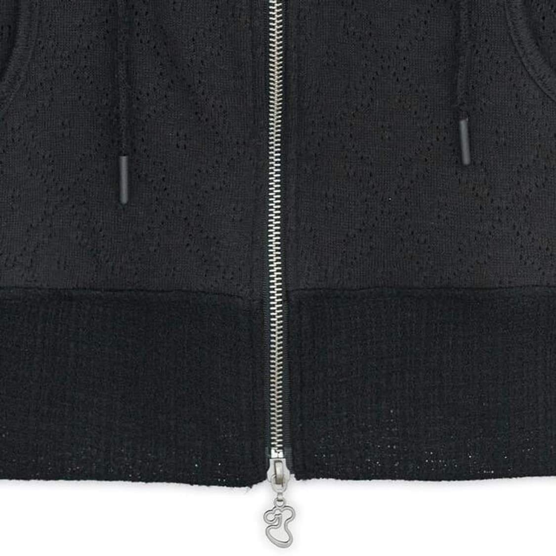 허그유어스킨 토깅 후드집업 블랙 우사미미 토끼귀 갸루 코이세이오 샬롬클럽 상품이미지4