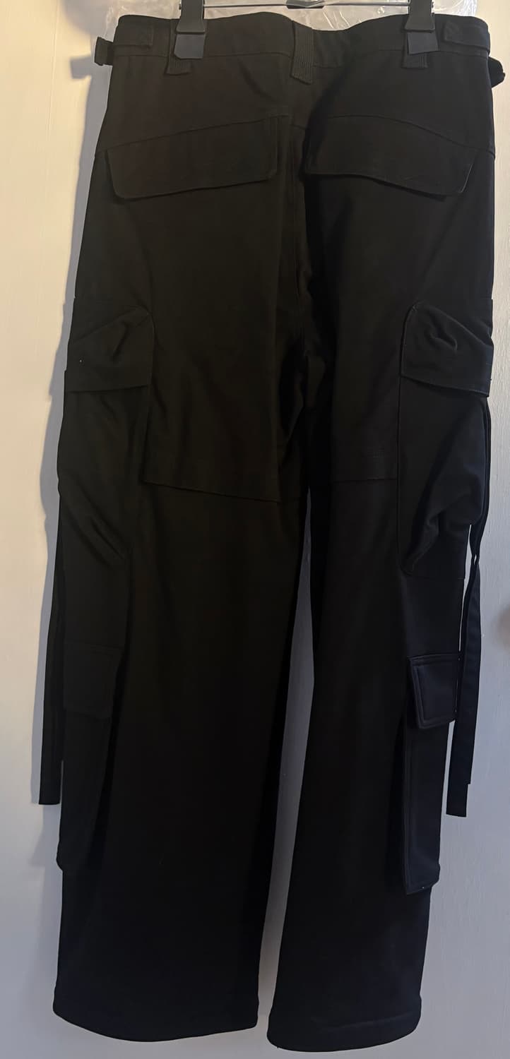 (새상품) jersey mixed cargo pants in black 상품이미지7